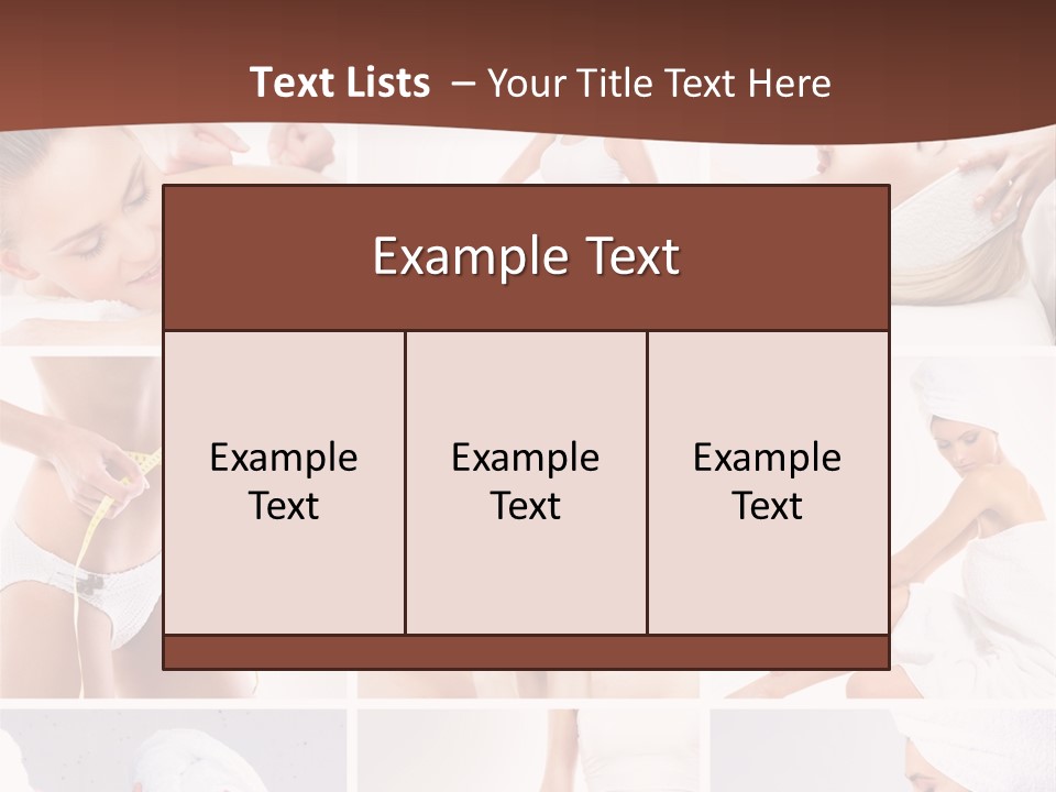 Tape Beautiful Leisure PowerPoint Template