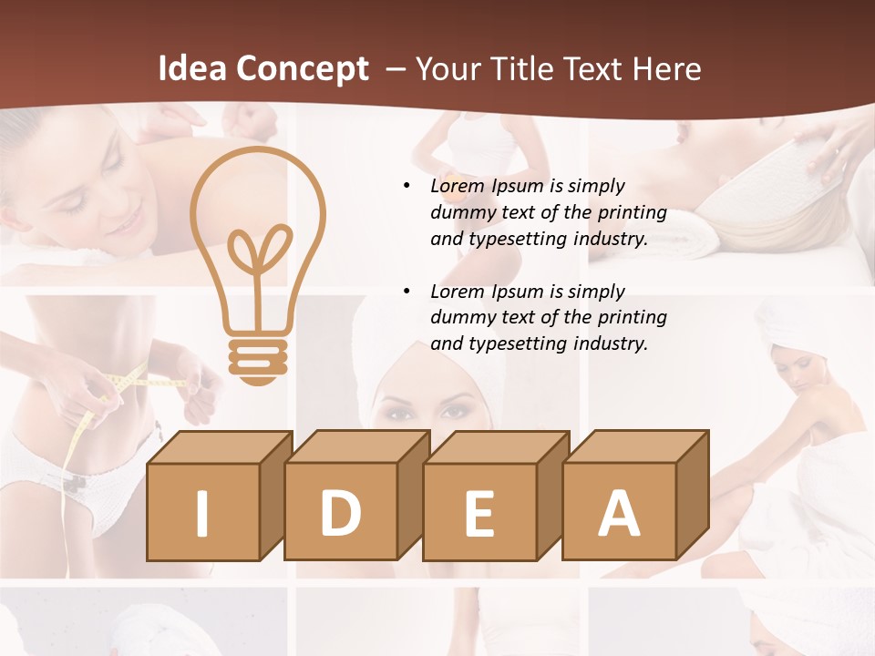 Tape Beautiful Leisure PowerPoint Template