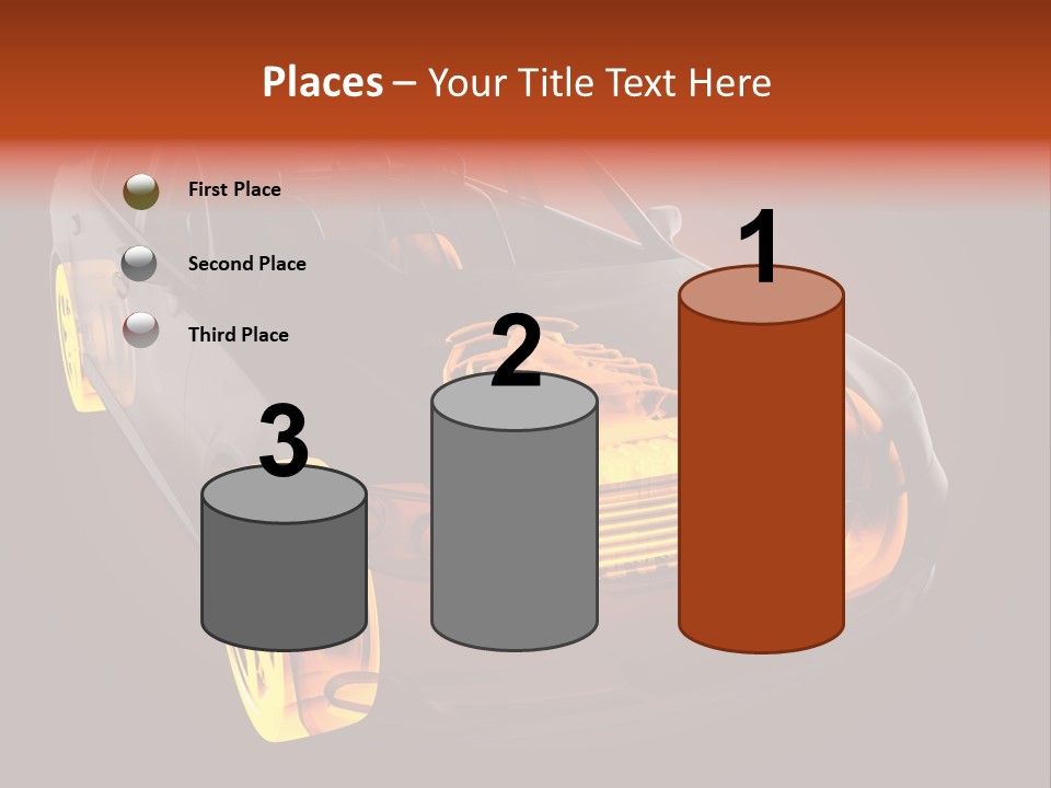 Ray Sportcar Car PowerPoint Template