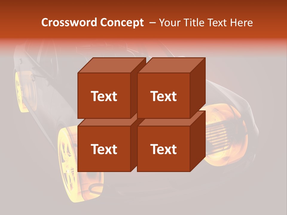 Ray Sportcar Car PowerPoint Template