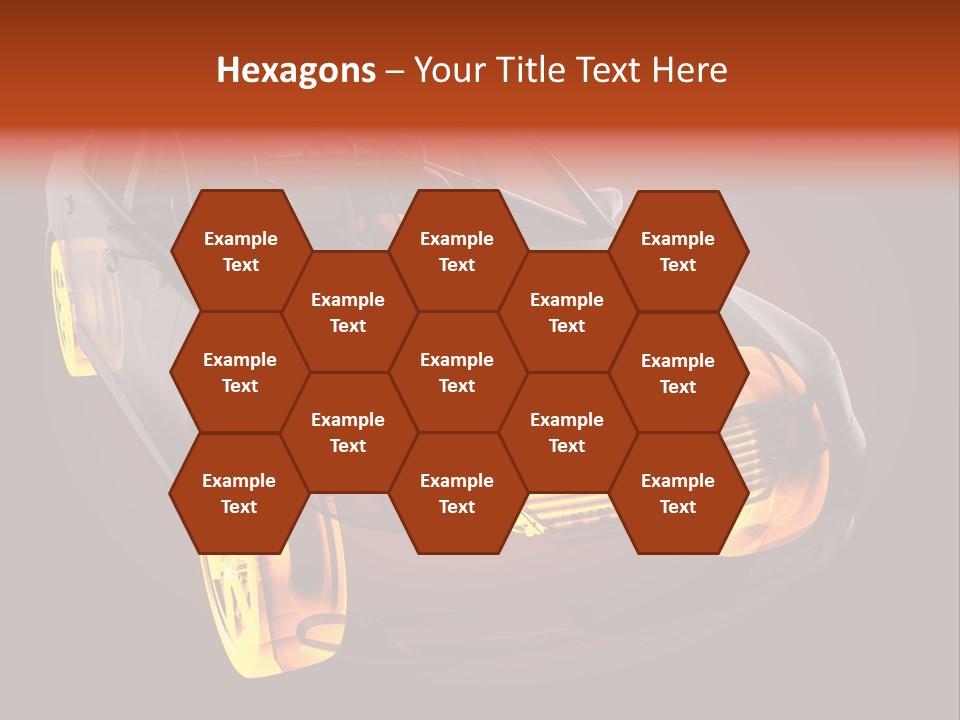 Ray Sportcar Car PowerPoint Template