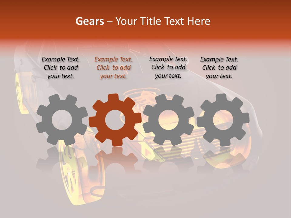 Ray Sportcar Car PowerPoint Template