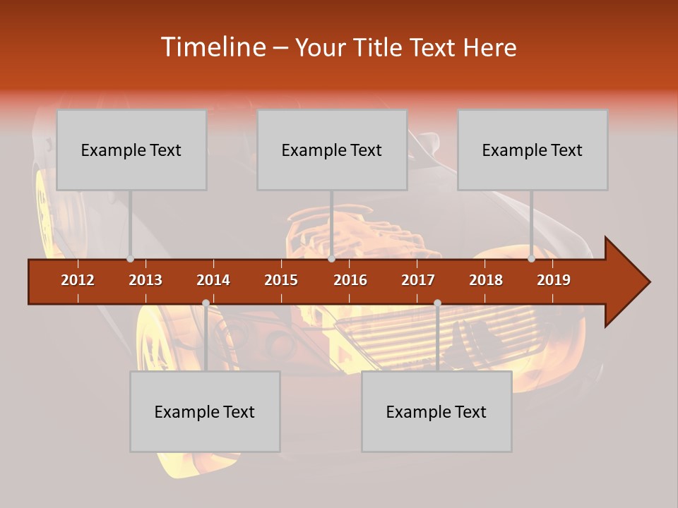 Ray Sportcar Car PowerPoint Template