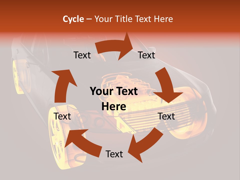 Ray Sportcar Car PowerPoint Template