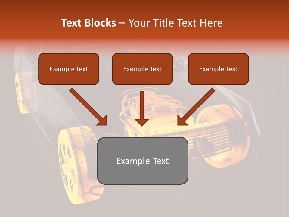 Ray Sportcar Car PowerPoint Template