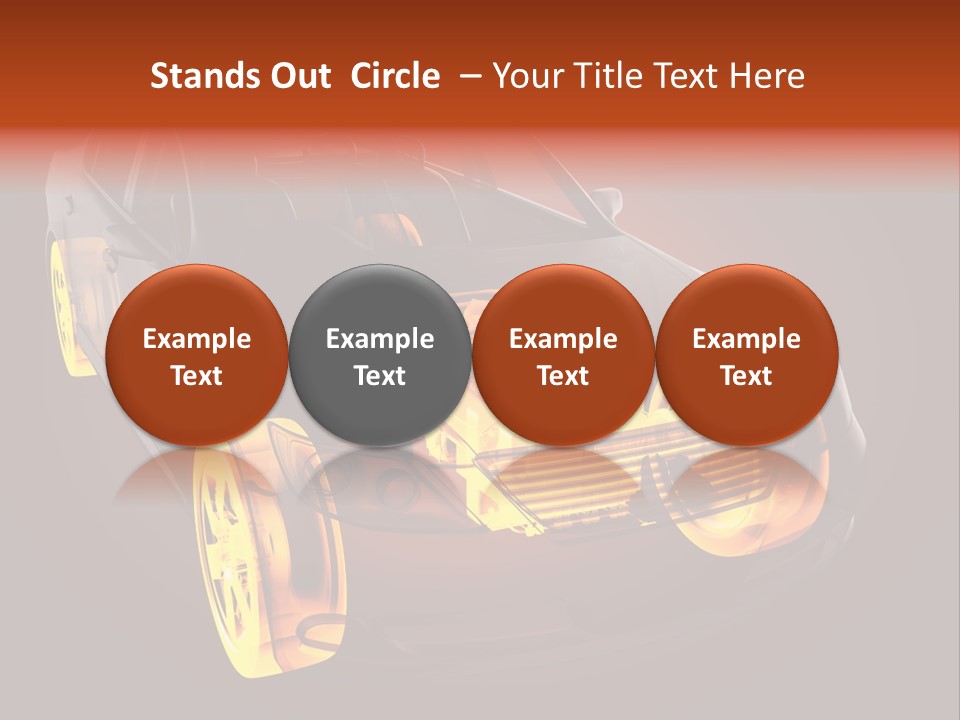 Ray Sportcar Car PowerPoint Template