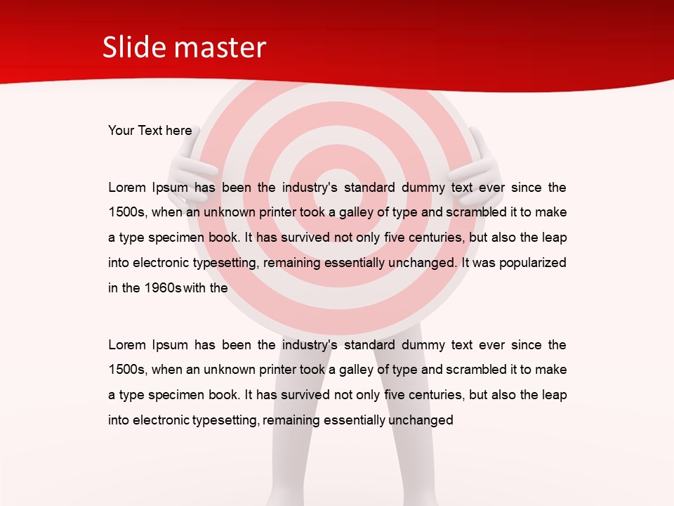 Stand Graphic Ring PowerPoint Template
