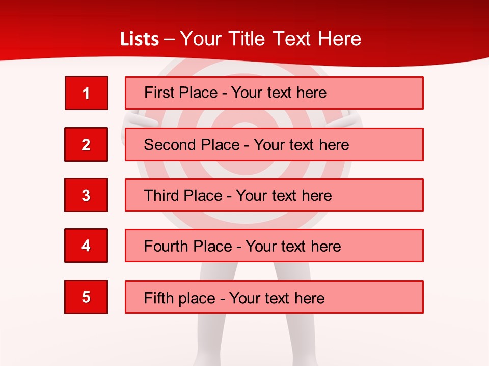 Stand Graphic Ring PowerPoint Template