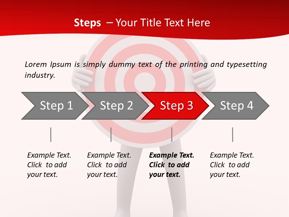 Stand Graphic Ring PowerPoint Template
