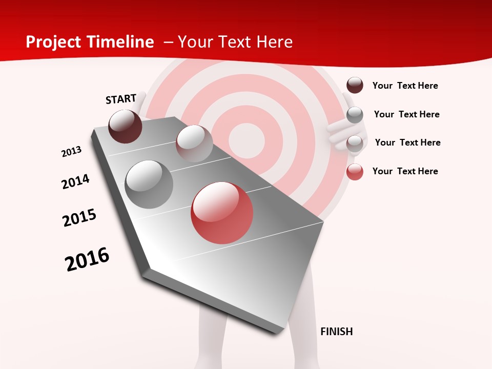 Stand Graphic Ring PowerPoint Template