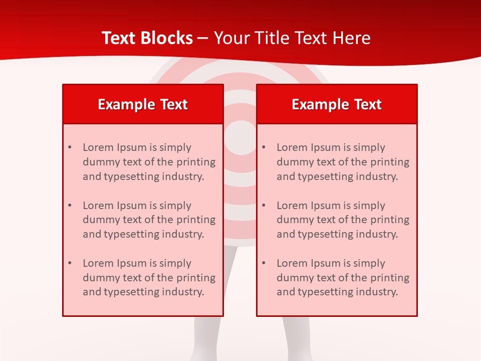 Stand Graphic Ring PowerPoint Template