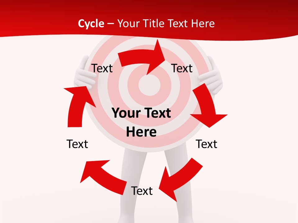 Stand Graphic Ring PowerPoint Template