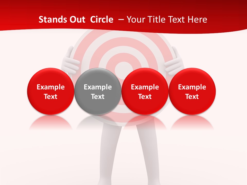 Stand Graphic Ring PowerPoint Template