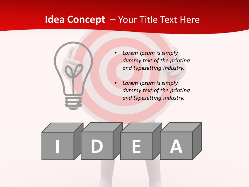 Stand Graphic Ring PowerPoint Template
