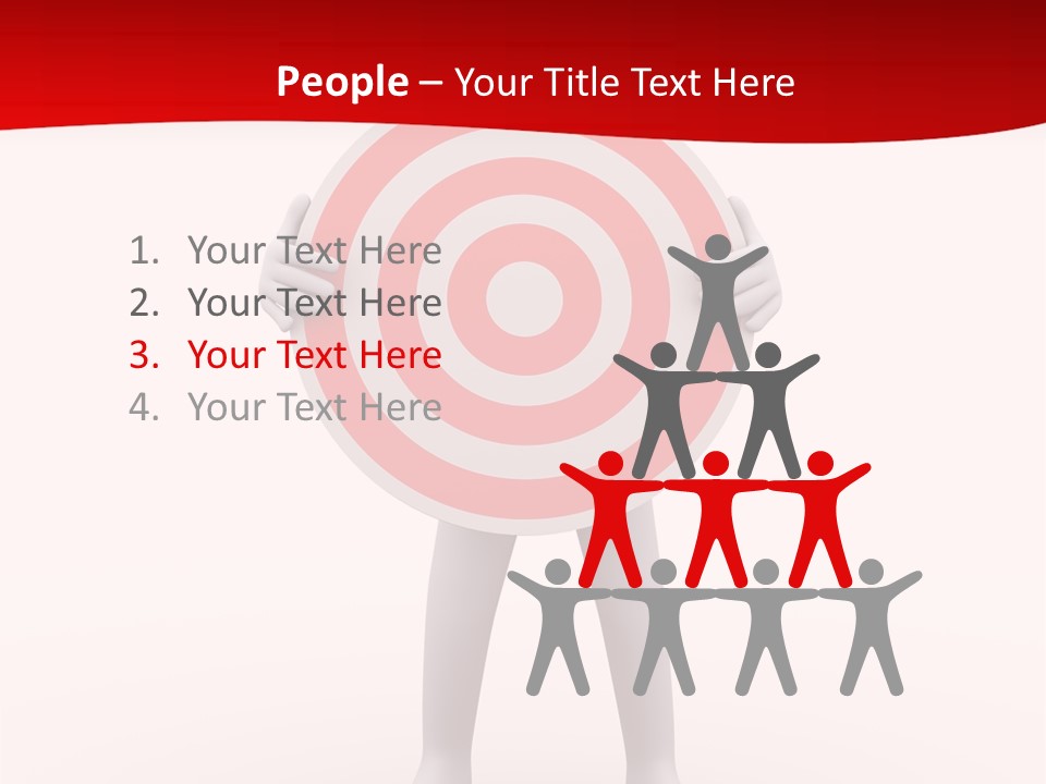 Stand Graphic Ring PowerPoint Template