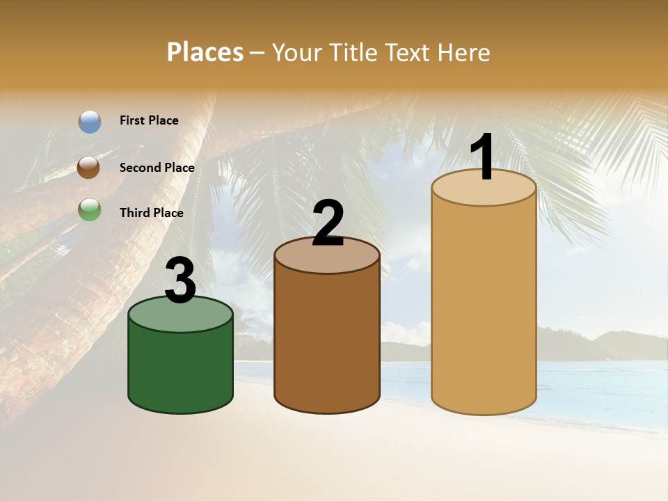 Island Down Idyllic PowerPoint Template