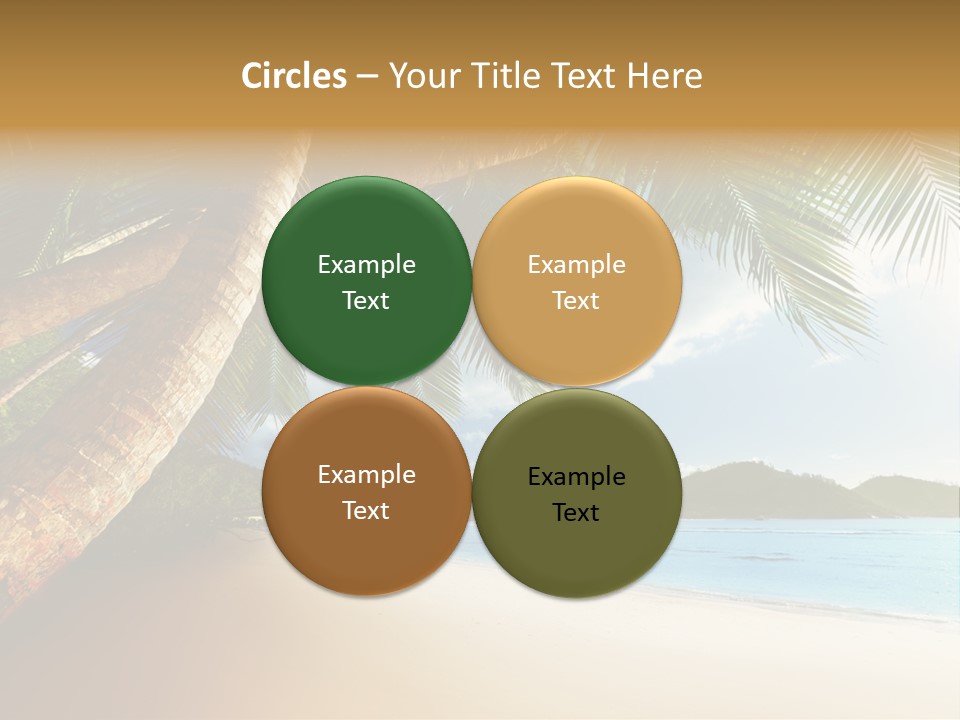 Island Down Idyllic PowerPoint Template