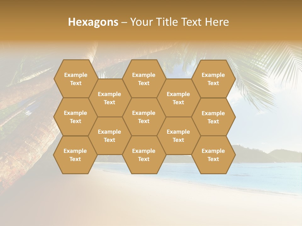 Island Down Idyllic PowerPoint Template