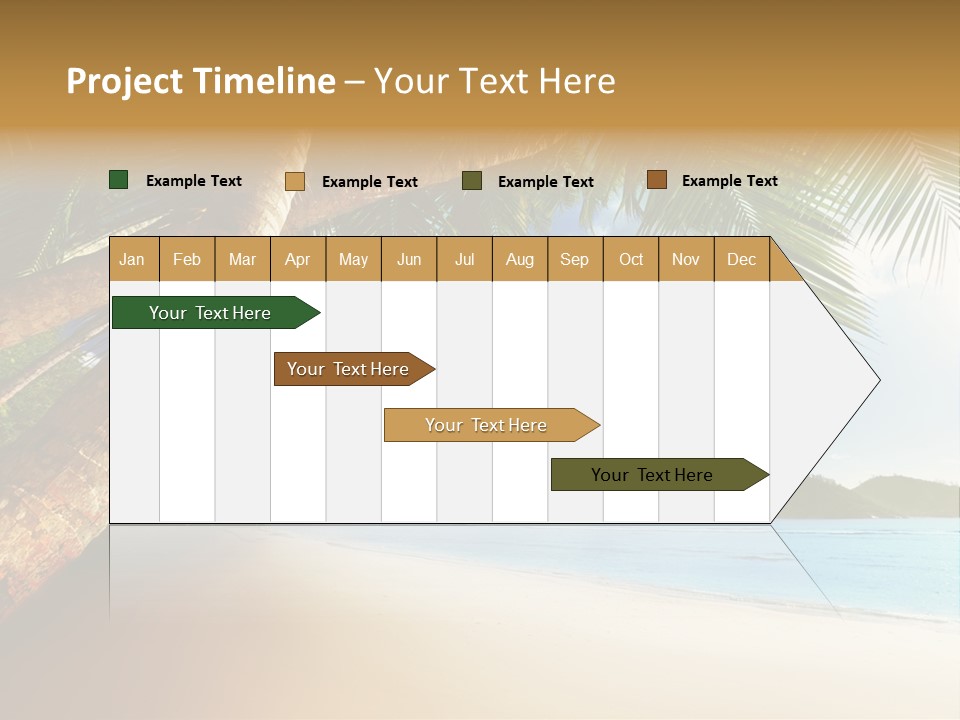 Island Down Idyllic PowerPoint Template