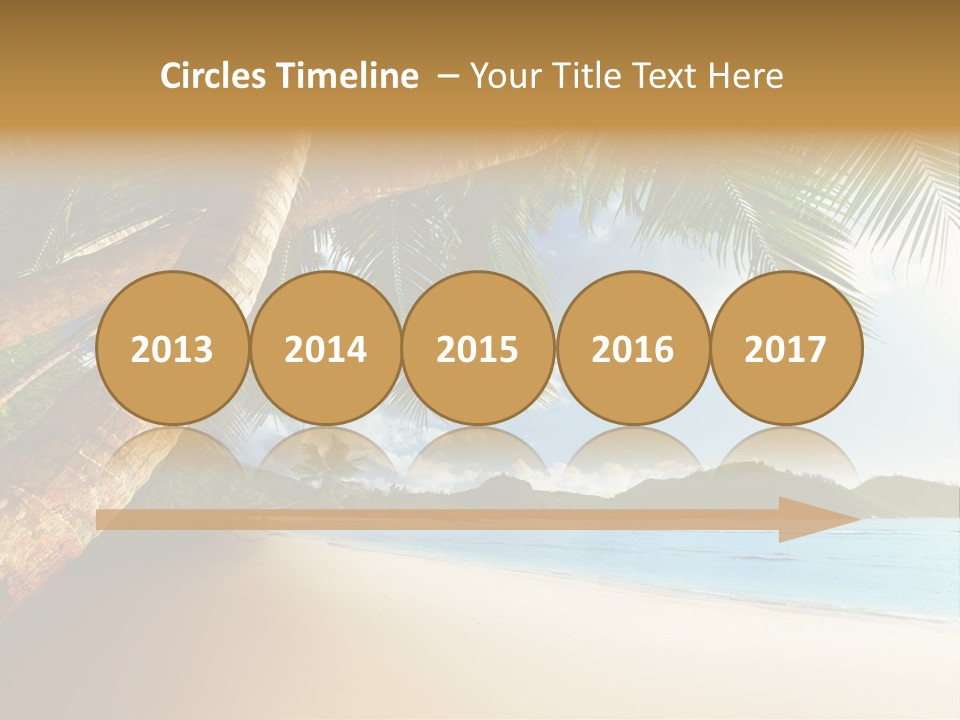 Island Down Idyllic PowerPoint Template