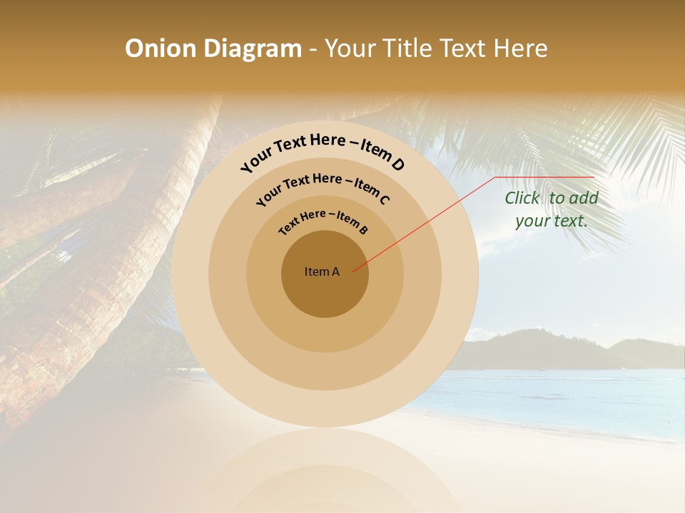 Island Down Idyllic PowerPoint Template