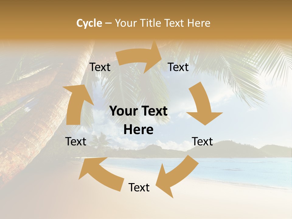 Island Down Idyllic PowerPoint Template