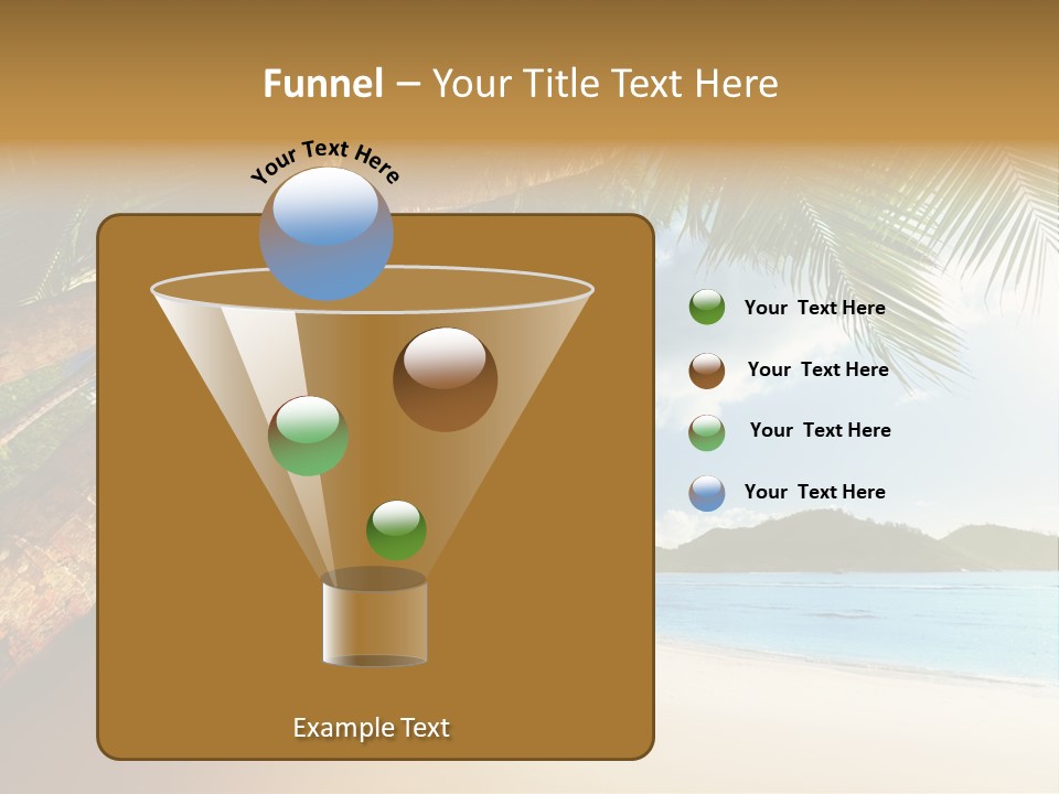 Island Down Idyllic PowerPoint Template