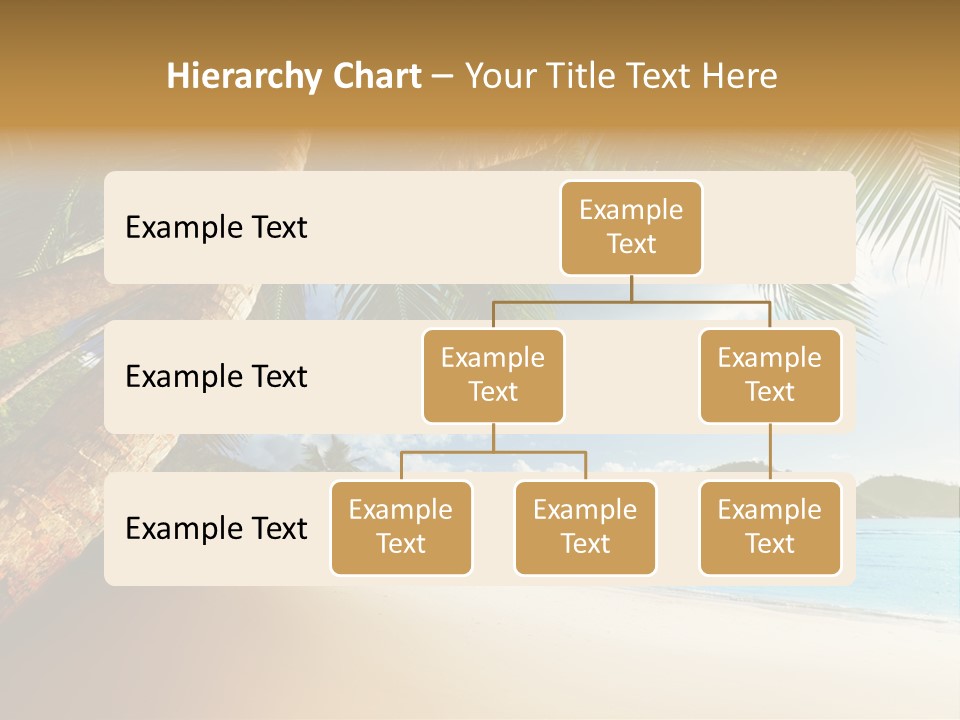 Island Down Idyllic PowerPoint Template