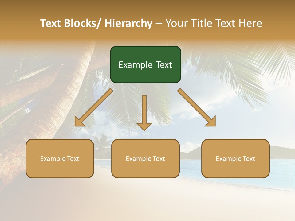 Island Down Idyllic PowerPoint Template