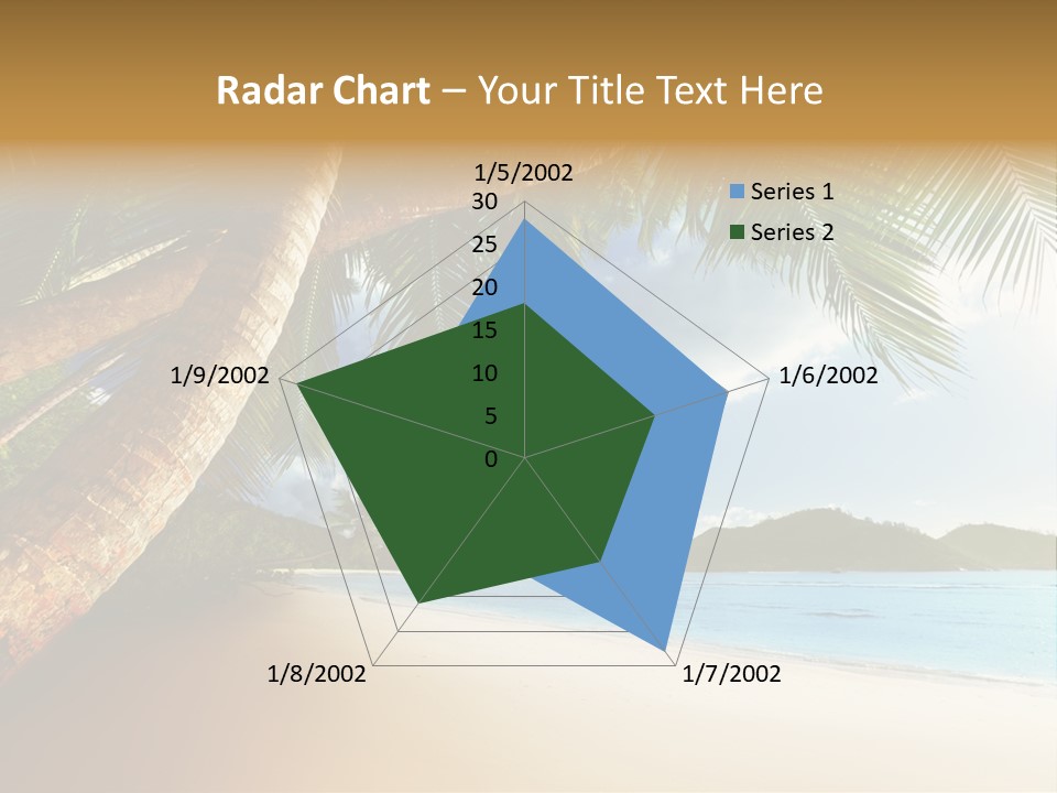 Island Down Idyllic PowerPoint Template