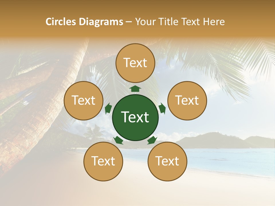 Island Down Idyllic PowerPoint Template