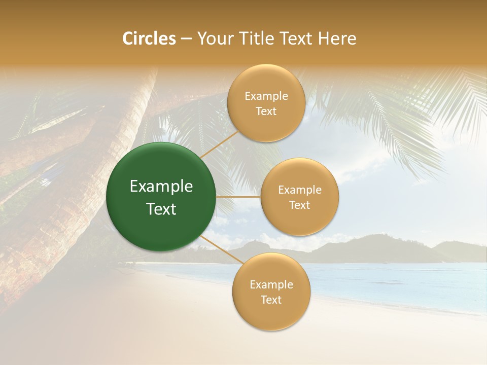 Island Down Idyllic PowerPoint Template