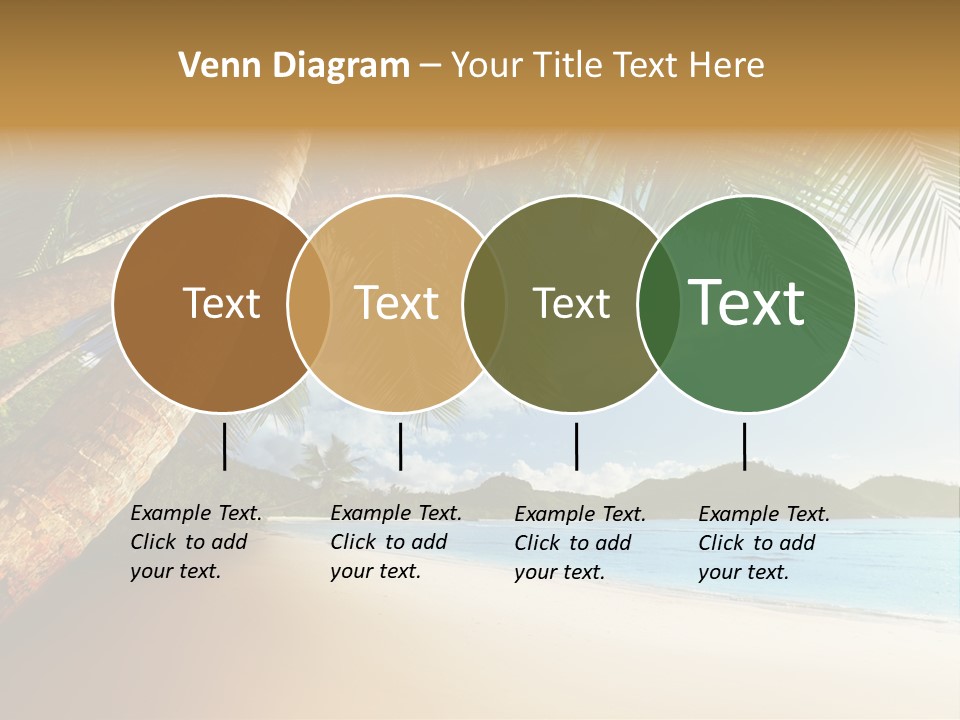 Island Down Idyllic PowerPoint Template
