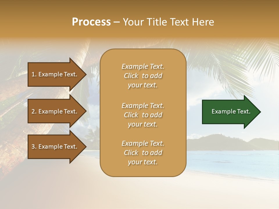 Island Down Idyllic PowerPoint Template