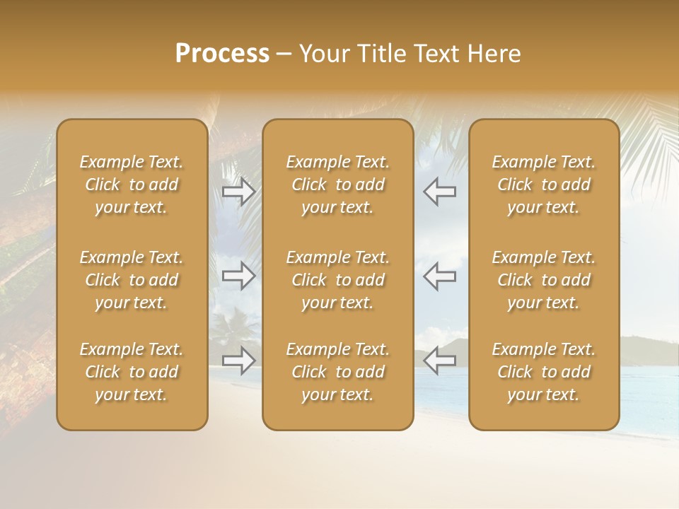 Island Down Idyllic PowerPoint Template