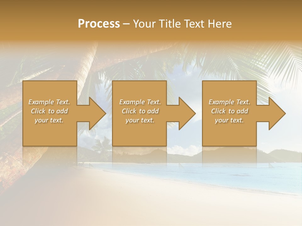 Island Down Idyllic PowerPoint Template
