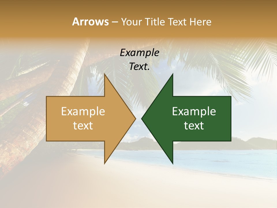 Island Down Idyllic PowerPoint Template