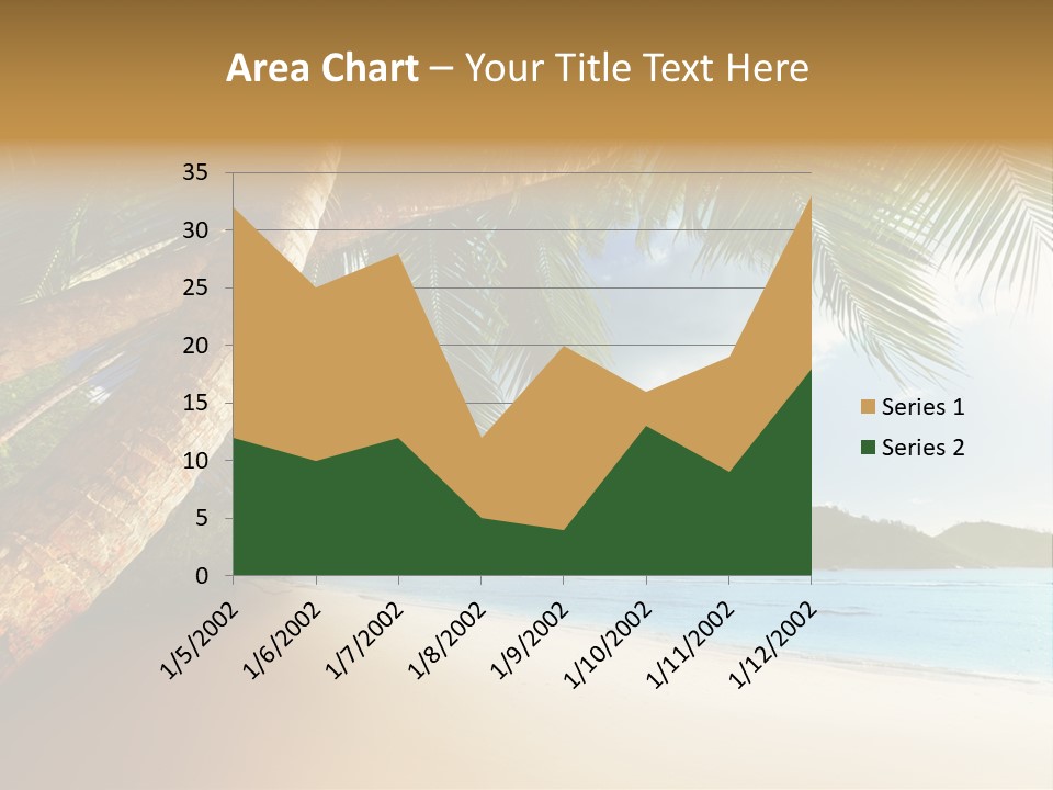 Island Down Idyllic PowerPoint Template