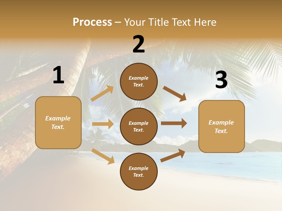 Island Down Idyllic PowerPoint Template