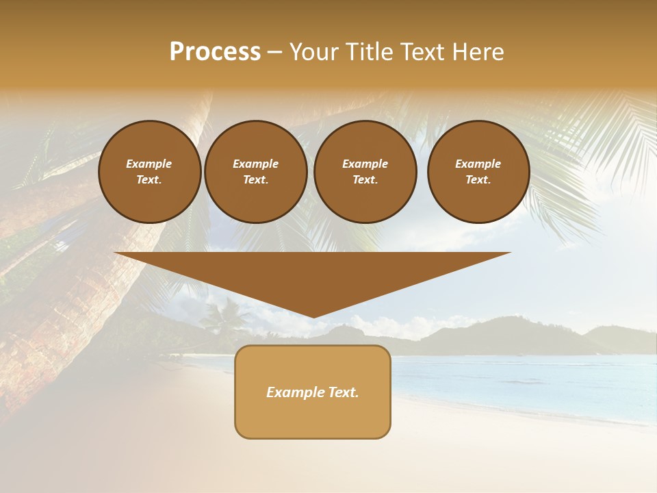 Island Down Idyllic PowerPoint Template