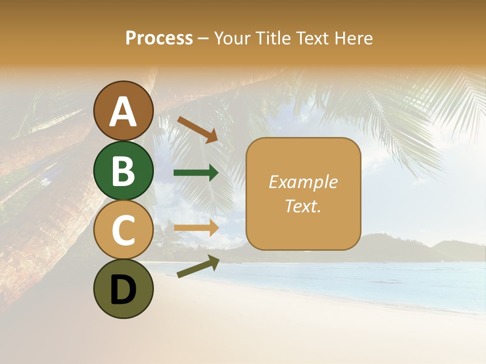 Island Down Idyllic PowerPoint Template