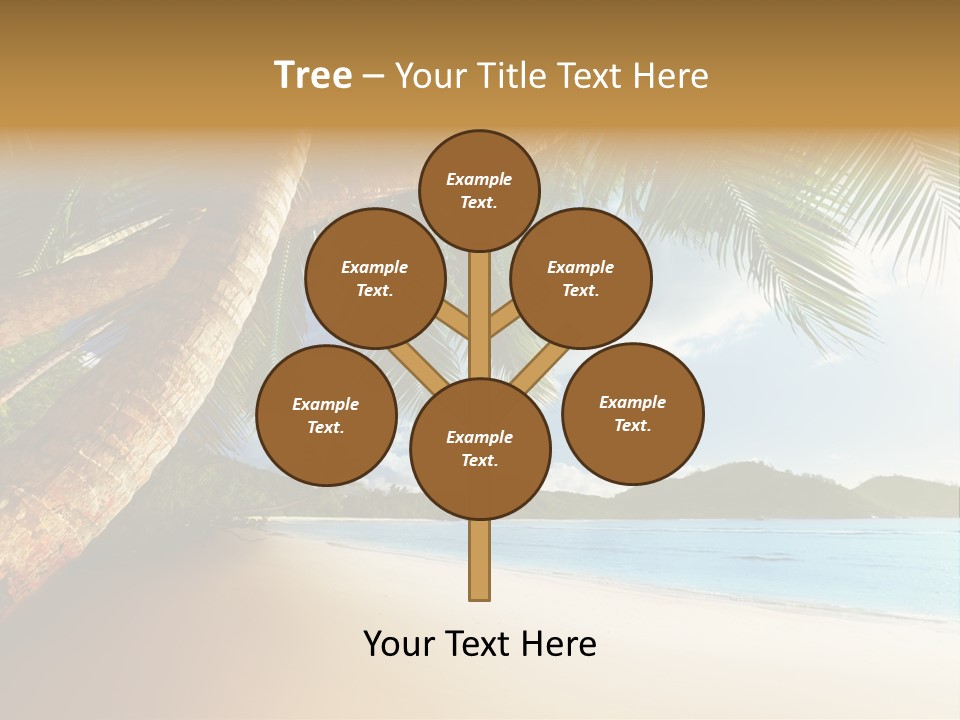 Island Down Idyllic PowerPoint Template