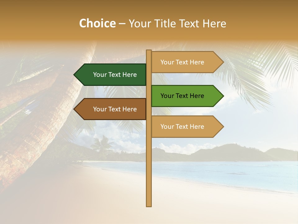 Island Down Idyllic PowerPoint Template