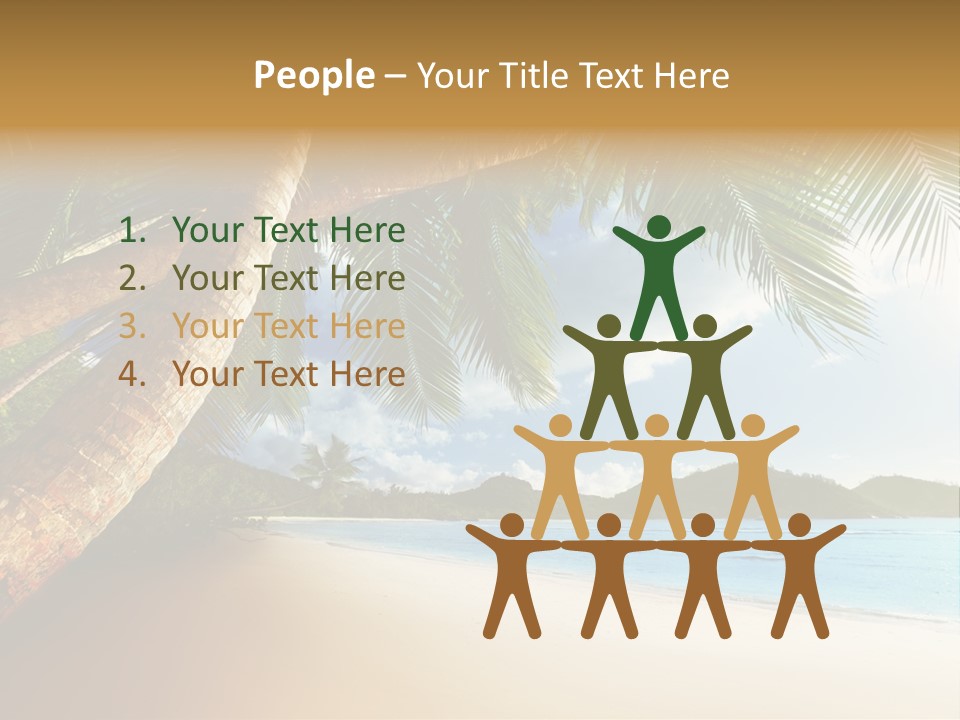 Island Down Idyllic PowerPoint Template