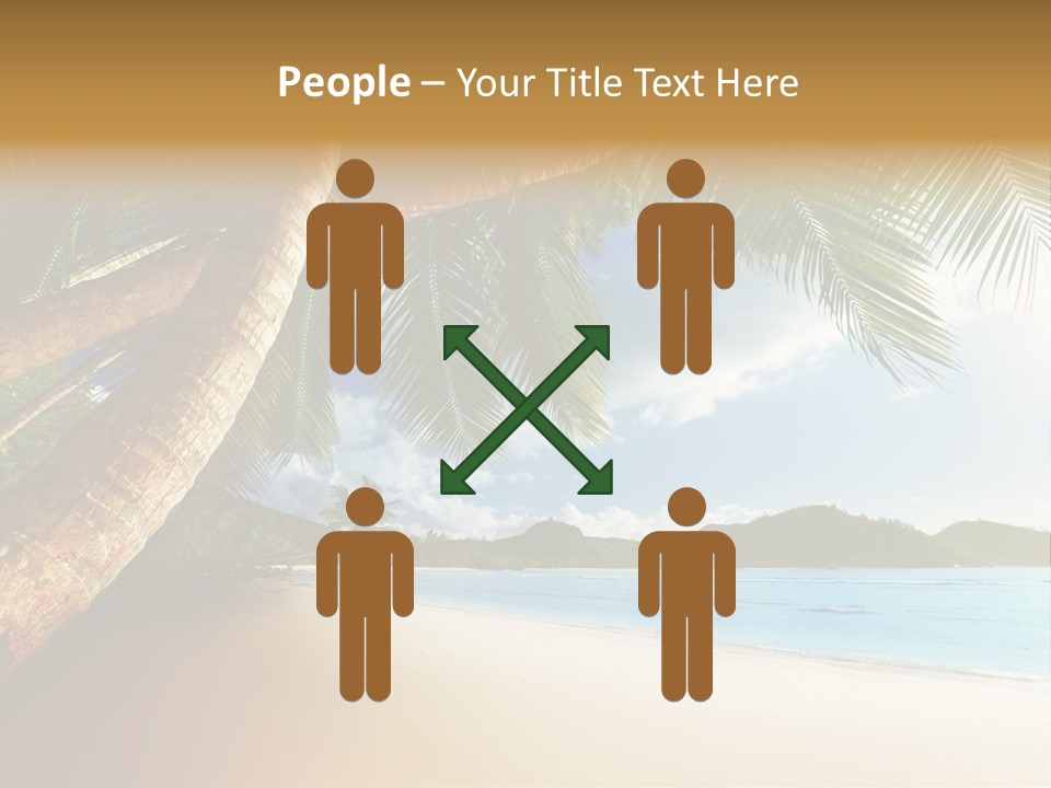 Island Down Idyllic PowerPoint Template