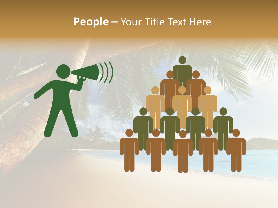 Island Down Idyllic PowerPoint Template