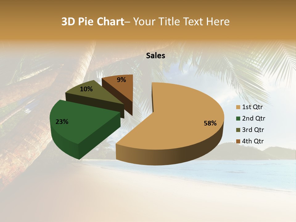 Island Down Idyllic PowerPoint Template