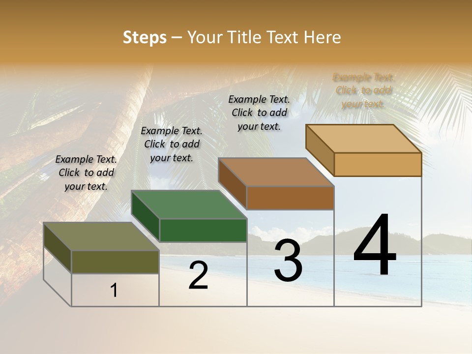 Island Down Idyllic PowerPoint Template