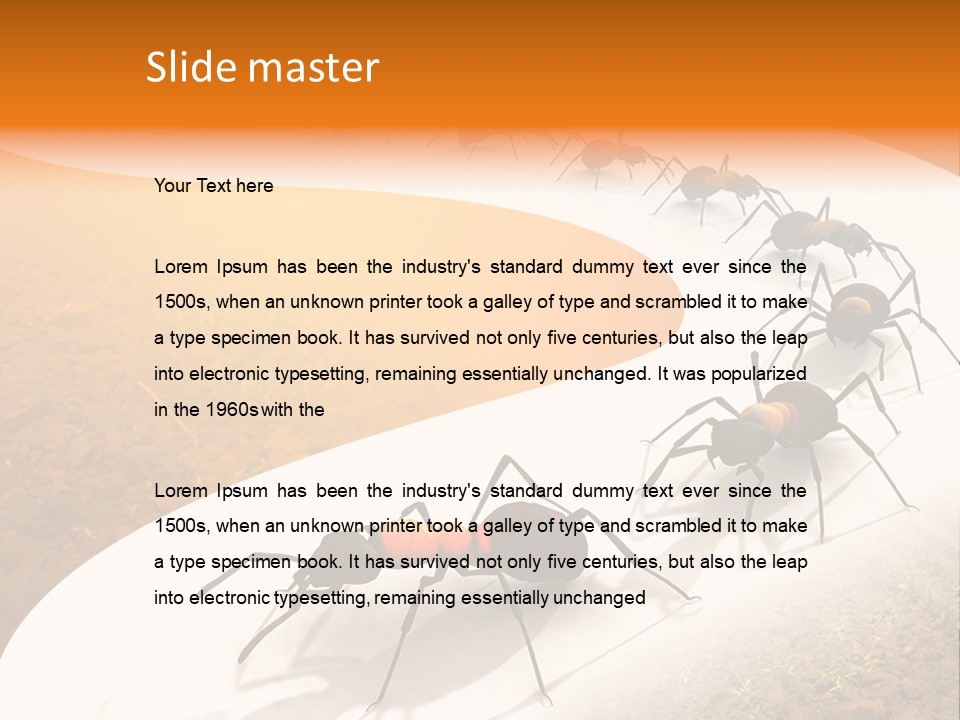 Species Infestation Colony PowerPoint Template