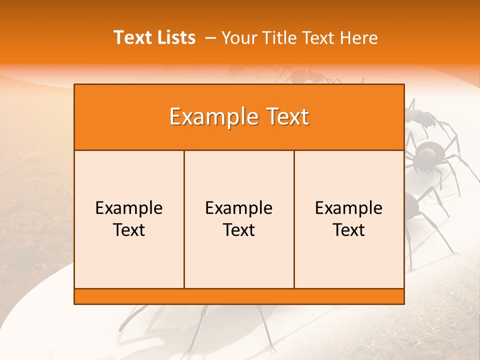 Species Infestation Colony PowerPoint Template